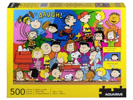 PEANUTS CAST 500 PC PUZZLE For Discount