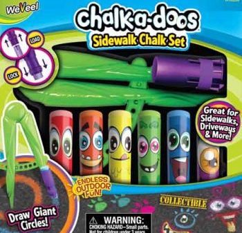 CHALK A DOOS SIDEWALK CHALK SET For Discount