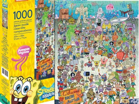 SPONGEBOB SQUAREPANTS CAST 1000 PC Online Sale