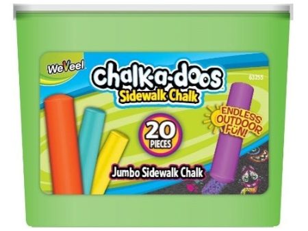 CHALK A DOOS SIDEWALK CHALK 20 PC Supply