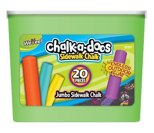 CHALK A DOOS SIDEWALK CHALK 20 PC Supply