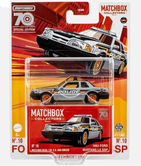 2023 Matchbox Collectors Anniversary Series 1993 Ford Mustang LX SSP For Sale