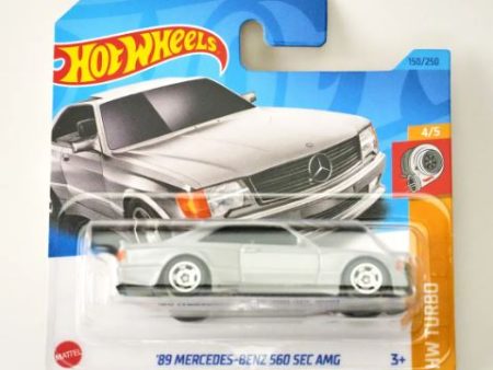 2023 Hot Wheels HW Turbo Mercedes Benz 560 SEC AMG Short Card For Sale