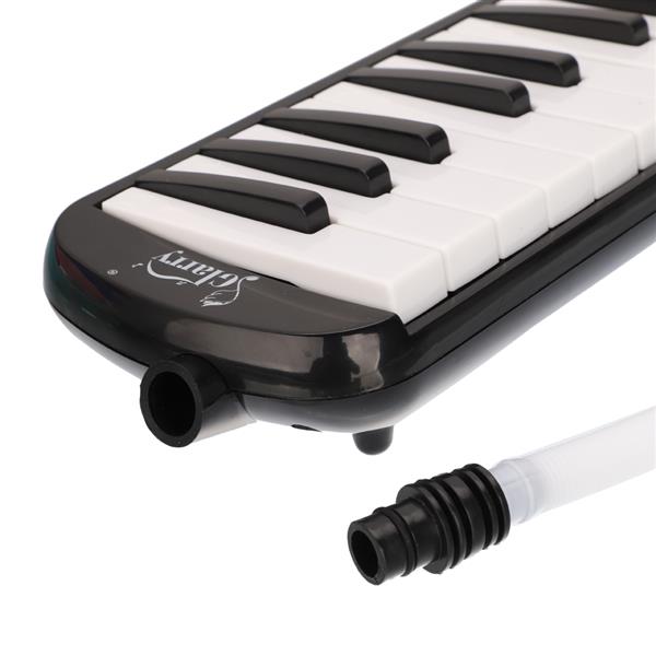 32-Key Melodica with Mouthpiece & Hose & Bag Black For Cheap