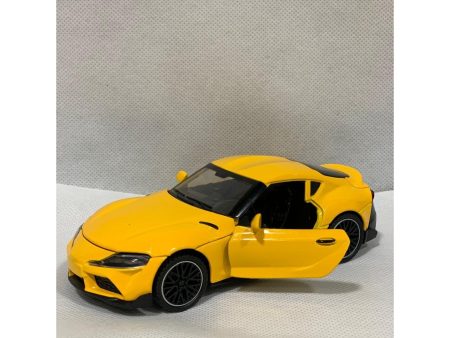 Die Cast Toyota Supra Yellow 15cm For Sale