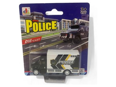 Die Cast Police Car 8cm on Sale