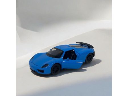 Die Cast Porsche Carrera GT Blue 12cm Fashion