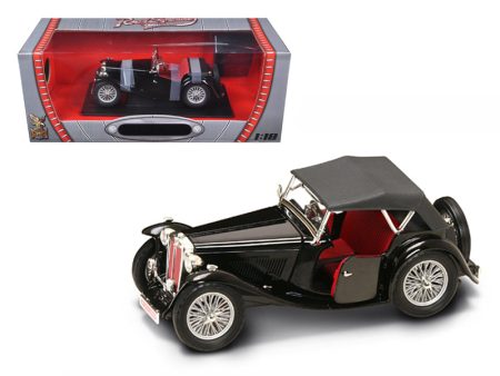 1947 MG TC Midget Black 1 18 Diecast Model Car by Road Signature Cheap