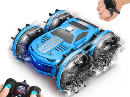 2.4GHz Dual Control Waterproof 4WD All Terrain RC Stunt Car Online