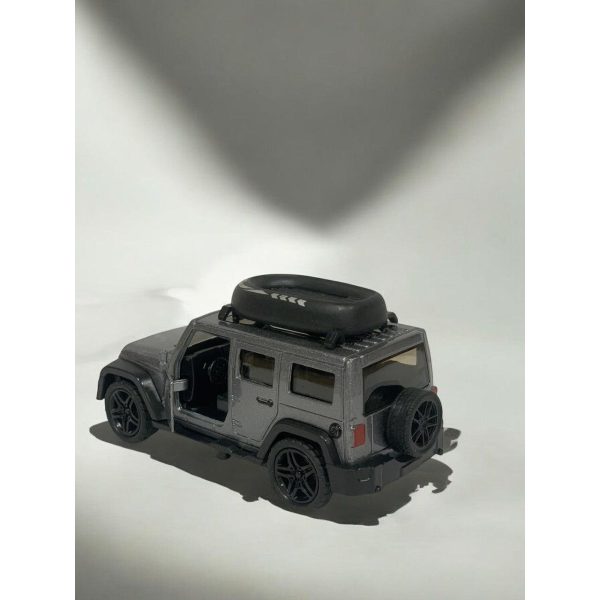 Die Cast Jeep Wrangler Black 12cm Fashion