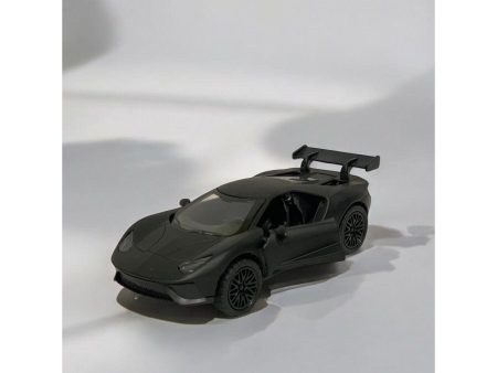 Die Cast Lamborghini Black 12cm with Wing For Cheap