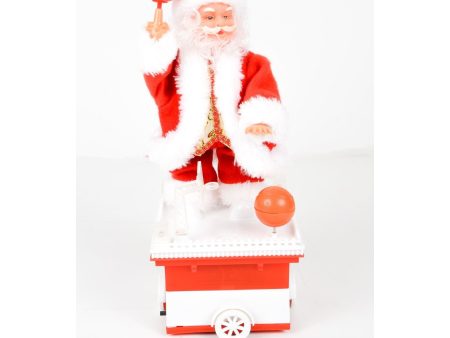 Santa on Platform Christmas Decor For Discount