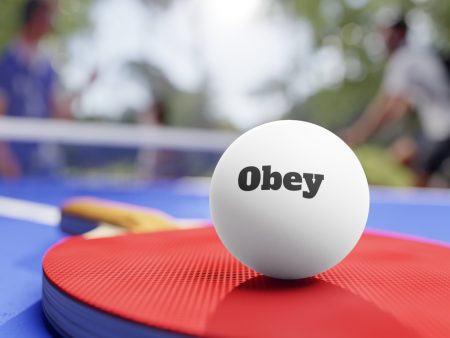 Ping Pong Balls, 6 pcs - Obey For Discount