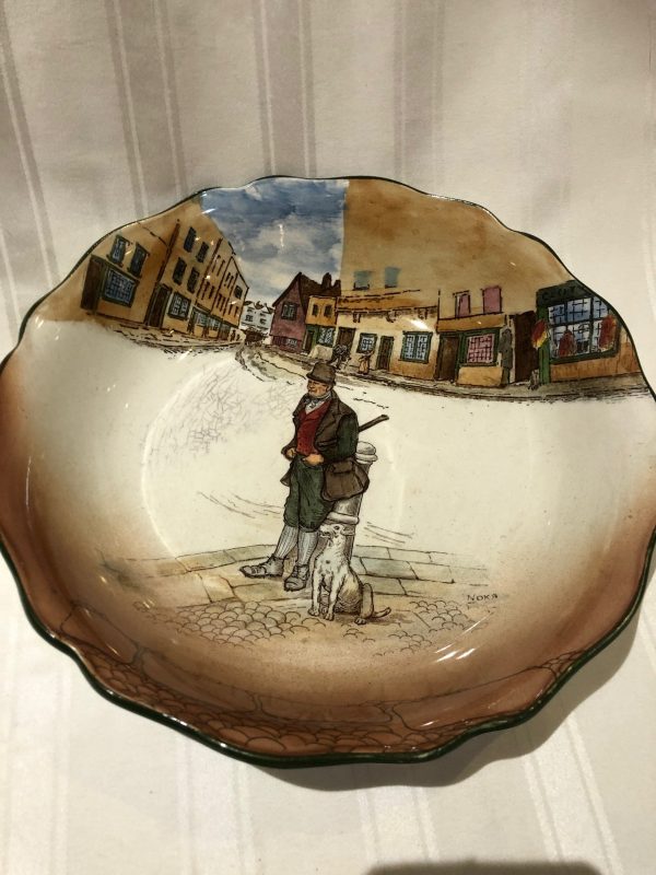 Royal Doulton Dickensware D2973 Bill Sykes Dish Sale