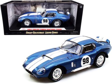 1965 Shelby Cobra Daytona Coupe #98 Blue 1 18 Diecast Model Car by For Cheap