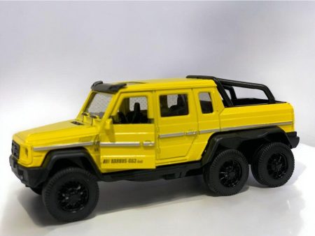 Die Cast Mercedes 70 6x6 Yellow 15cm For Discount