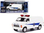 1980 Dodge Ram B250 Van White \Indiana State Police\  1 43 Diecast Online Hot Sale