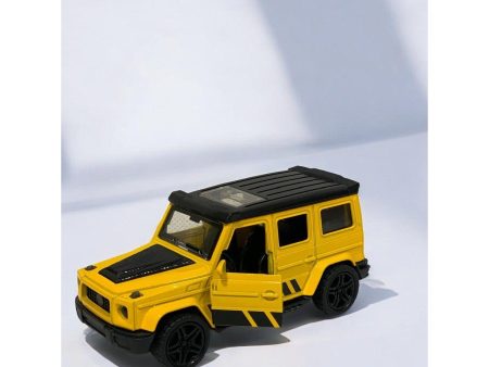 Die Cast Mercedes G63 Yellow Black 12cm For Discount