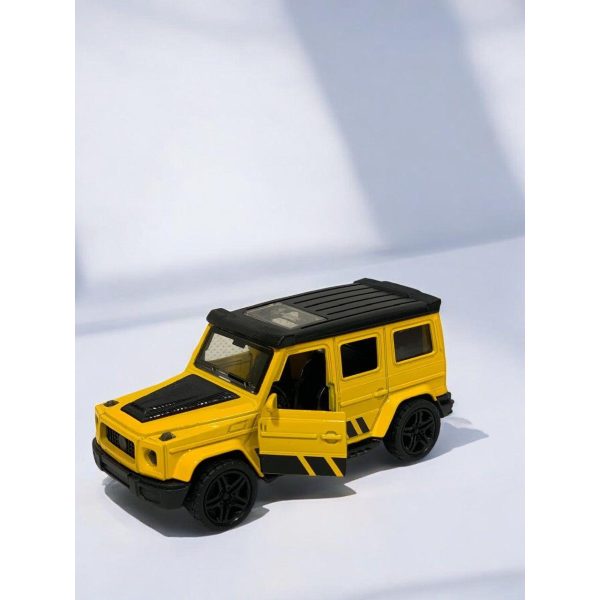 Die Cast Mercedes G63 Yellow Black 12cm For Discount