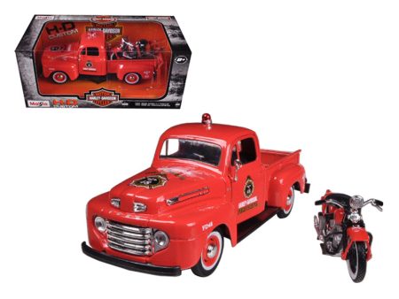 1948 Ford F-1 Pickup Truck Harley Davidson Fire With 1936 El For Sale