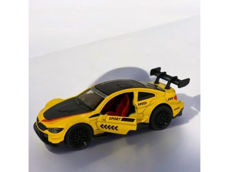 Die Cast BMW Racing Yellow Black 12cm Online Hot Sale