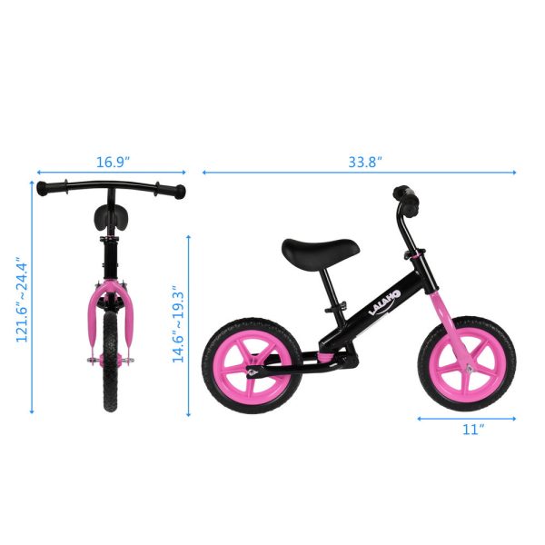 Kids Balance Bike No Pedals Height Adjustable Bicycle Online Sale