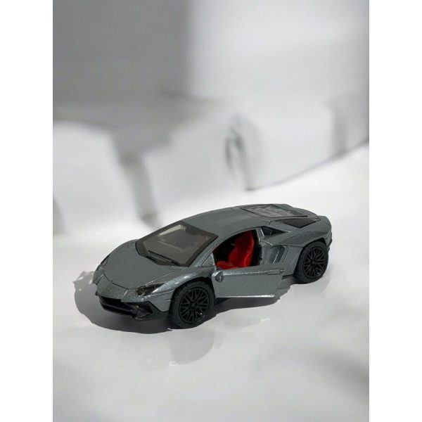 Die Cast Lamborghini Grey 12cm For Cheap