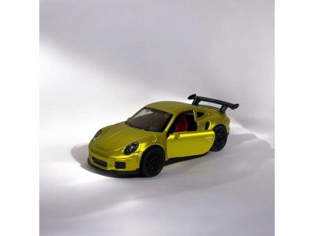 Die Cast Porsche Gloss Yellow 12cm on Sale