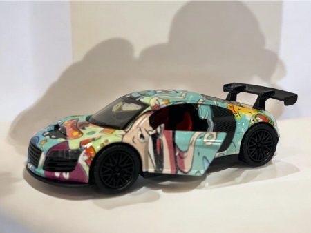 Die Cast Audi Graffiti Wrap 12cm on Sale