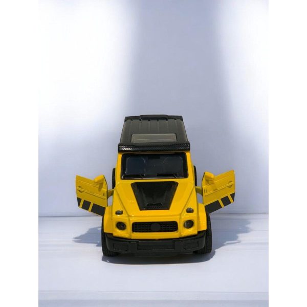 Die Cast Mercedes G63 Yellow Black 12cm For Discount