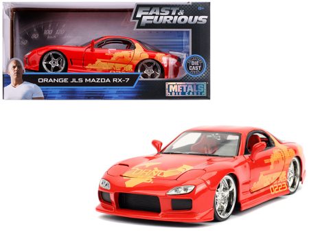 Orange Julius\  Mazda RX-7 \Fast & Furious\  Movie 1 24 Diecast Model Fashion