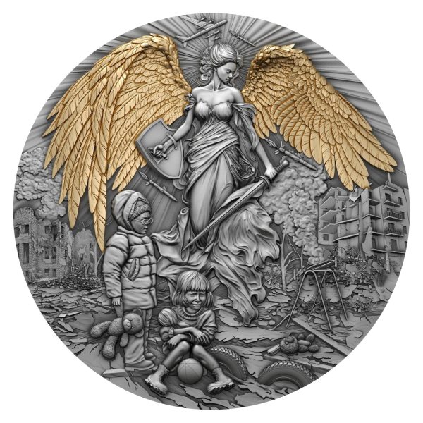 2 oz Silver GUARDIAN ANGEL Coin MS70 2023 Cameroon Online Sale