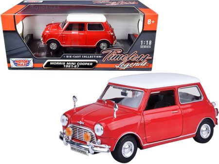 1961-1967 Morris Mini Cooper Red with White Top \Timeless Legends\  Sale