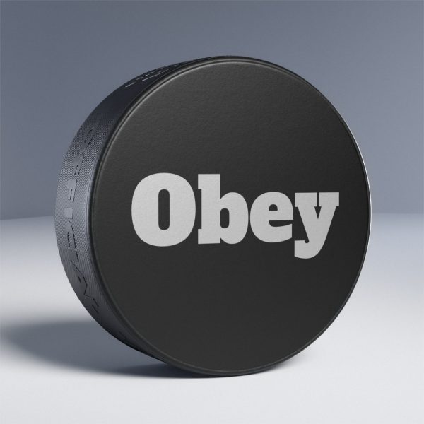 Hockey Puck - Obey For Cheap