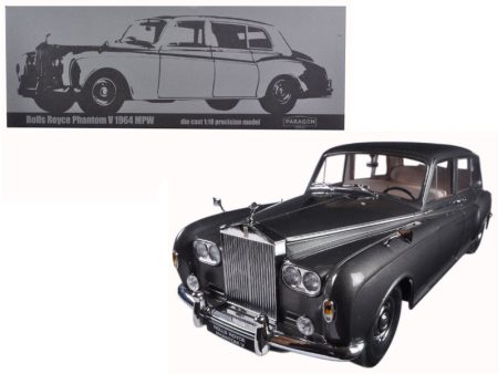 1964 Rolls Royce Phantom V MPW Gunmetal Grey LHD 1 18 Diecast Model Discount