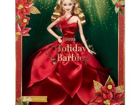 Barbie 2022 Holiday Doll Hot on Sale