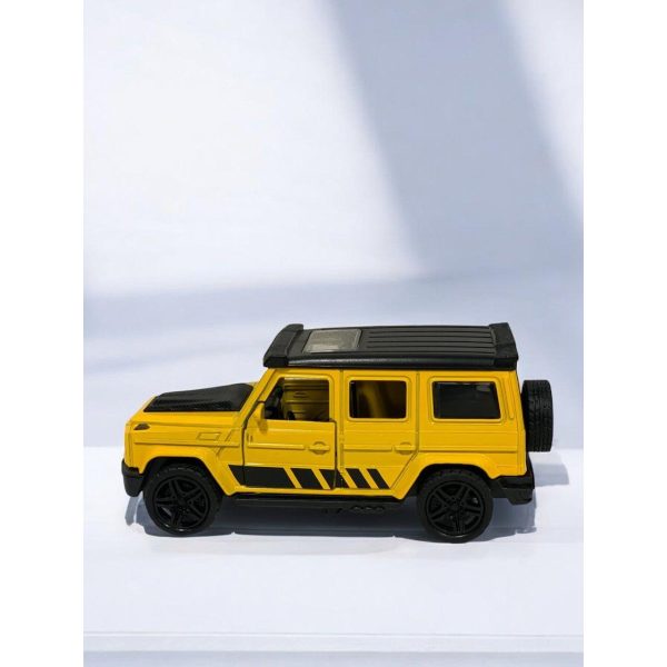 Die Cast Mercedes G63 Yellow Black 12cm For Discount