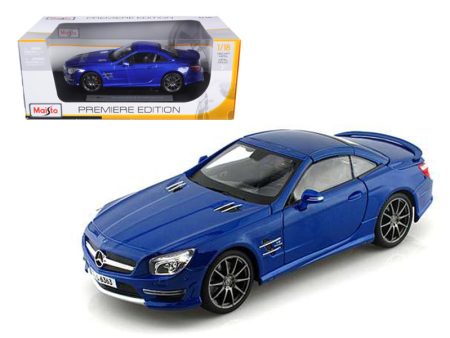 2012 Mercedes SL 63 AMG Blue 1 18 Diecast Car Model by Maisto on Sale