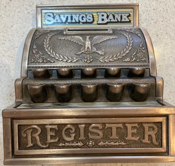 Collectible Savings Bank in the Shape of a Cash Register Hot on Sale