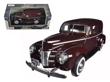 1940 Ford Sedan Delivery Brown 1 24 Diecast Model Car by Motormax Online now