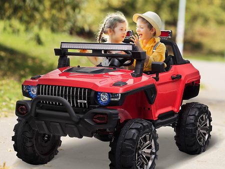 Kids 12V RC 2-Seater Ride-On Police Truck Online Hot Sale