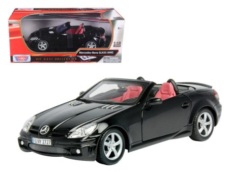 2005 Mercedes SLK55 AMG Black 1 18 Diecast Model Car by Motormax For Discount