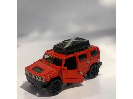 Die Cast Hummer Red 12cm Fashion