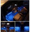 RGB Car LED Light Strips, Sound Activated with Remote Control, 48 Hot on Sale