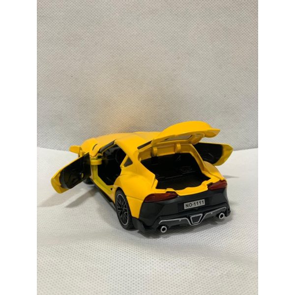 Die Cast Toyota Supra Yellow 15cm For Sale