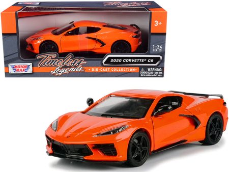 2020 Chevrolet Corvette C8 Stingray Orange \Timeless Legends\  1 24 Online Hot Sale