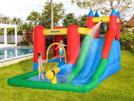 Kids Bounce Castle House Inflatable Trampoline Slide Water For Discount