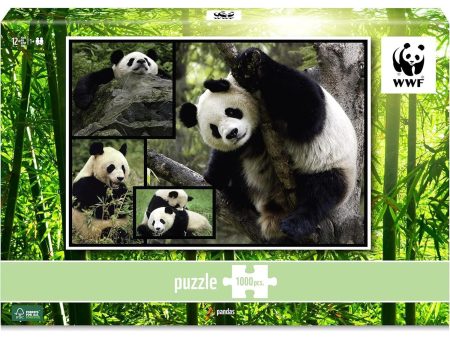 WWF088 1000pcs Pandas Puzzle Online Hot Sale