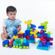 UNiPLAY Soft Building Blocks Plus Series 80pcs Primary Color on Sale