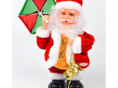 Santa with Umbrella Christmas Decor Online